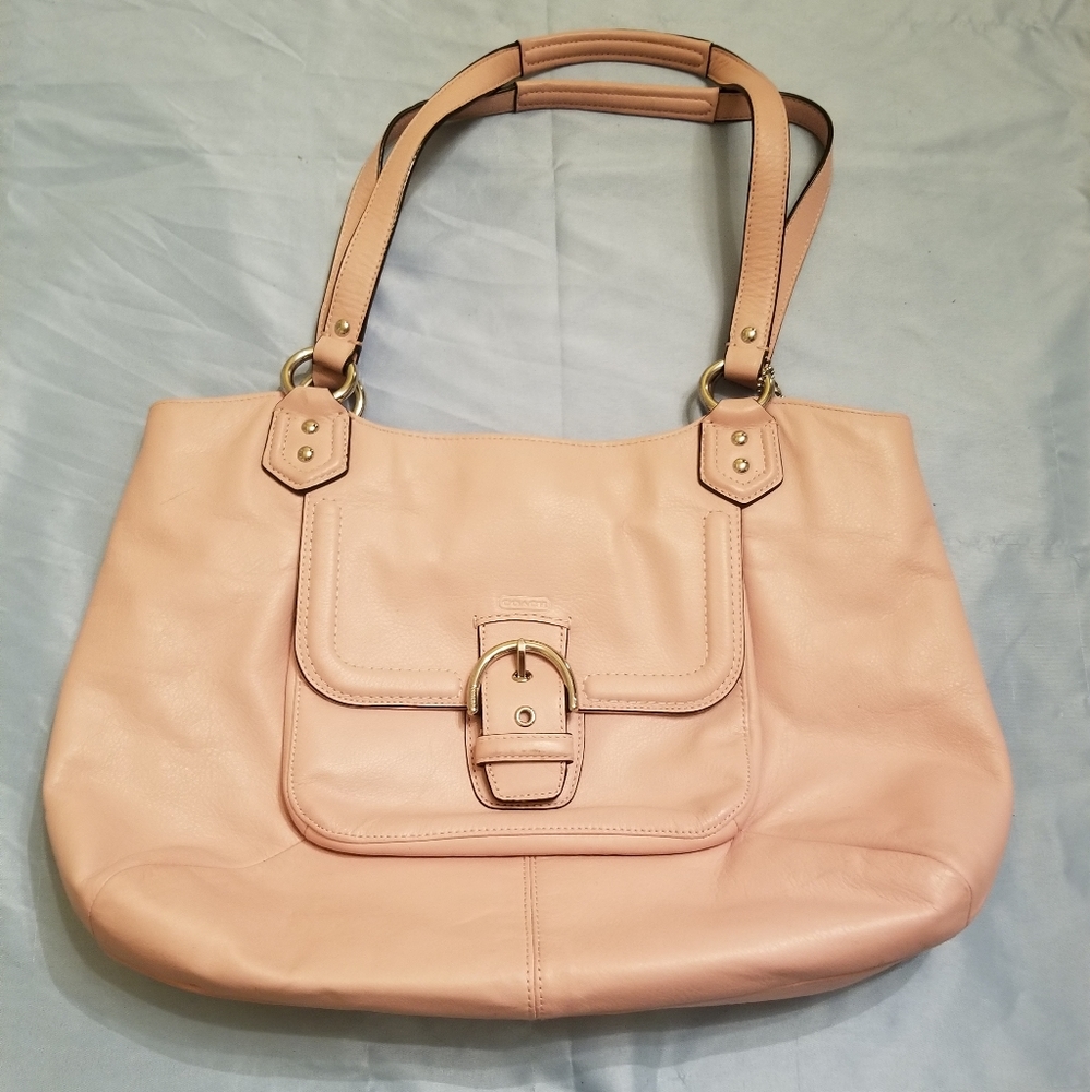 Coach Campbell Satchel purse,  rosey pink